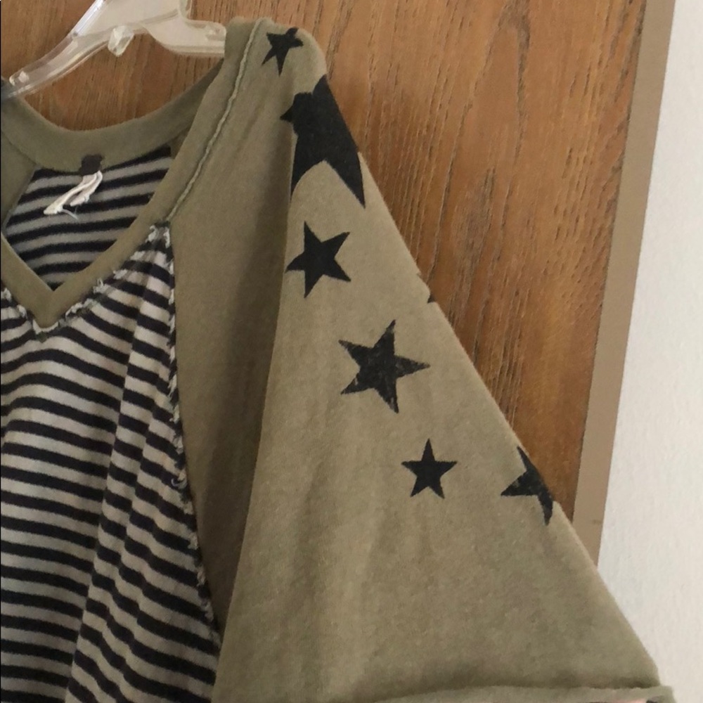 Free People “We The Free” Army Tee - Picture 2 of 5